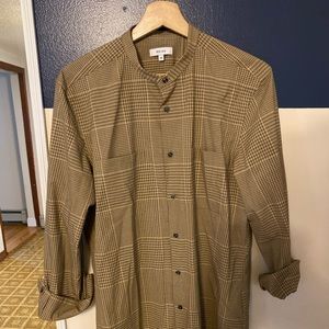 Reiss mandarin collar shirt